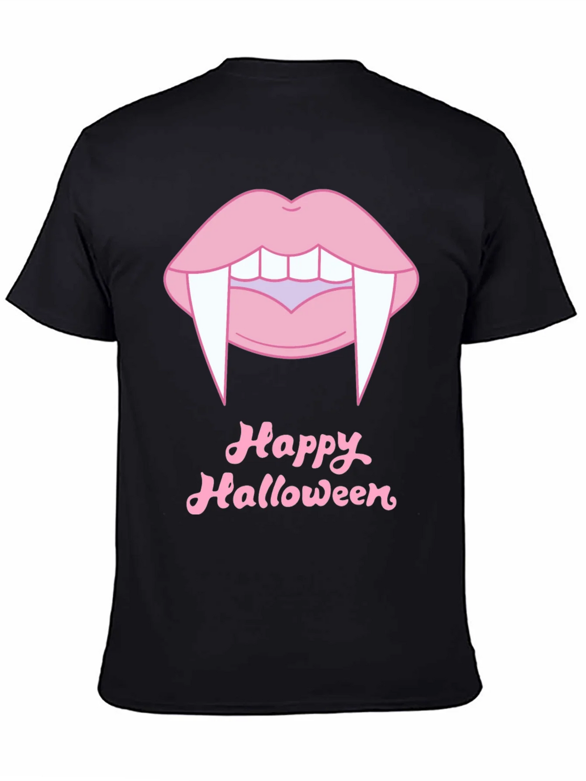 Happy Halloween Vampire Lips T-Shirt product image 3
