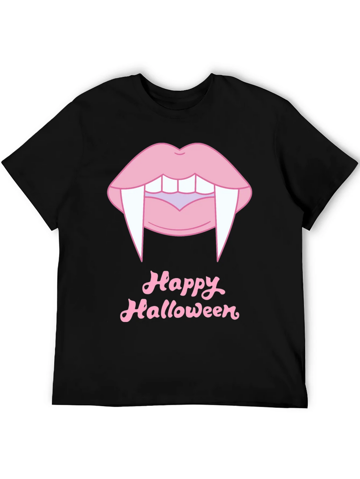 Happy Halloween Vampire Lips T-Shirt product image 4