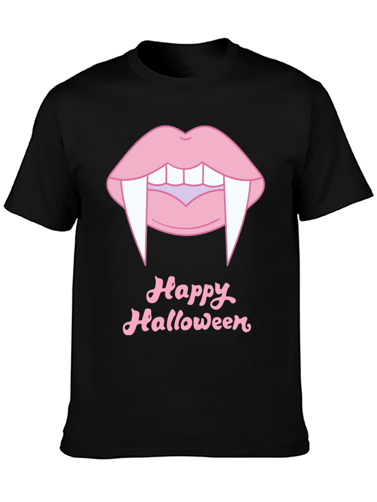 Happy Halloween Vampire Lips T-Shirt product image 2