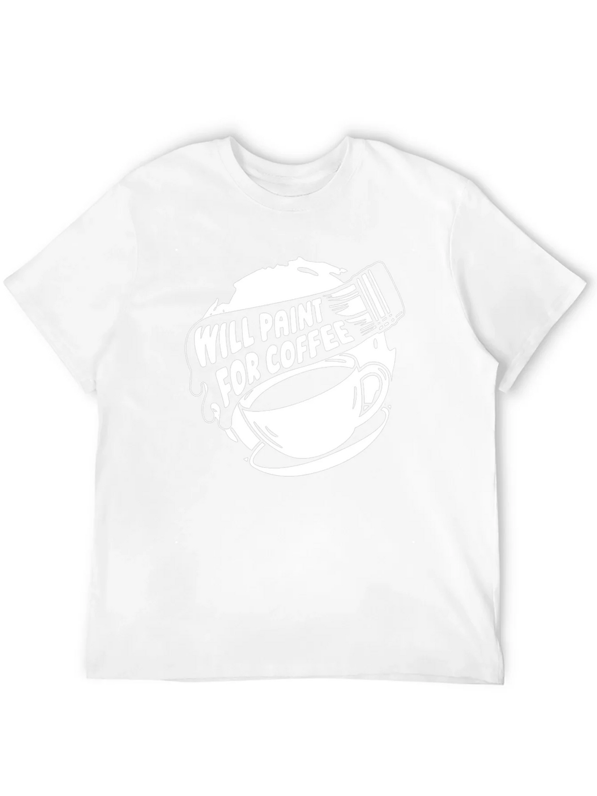 Will Paint for Coffee Graphic Tee product image 11