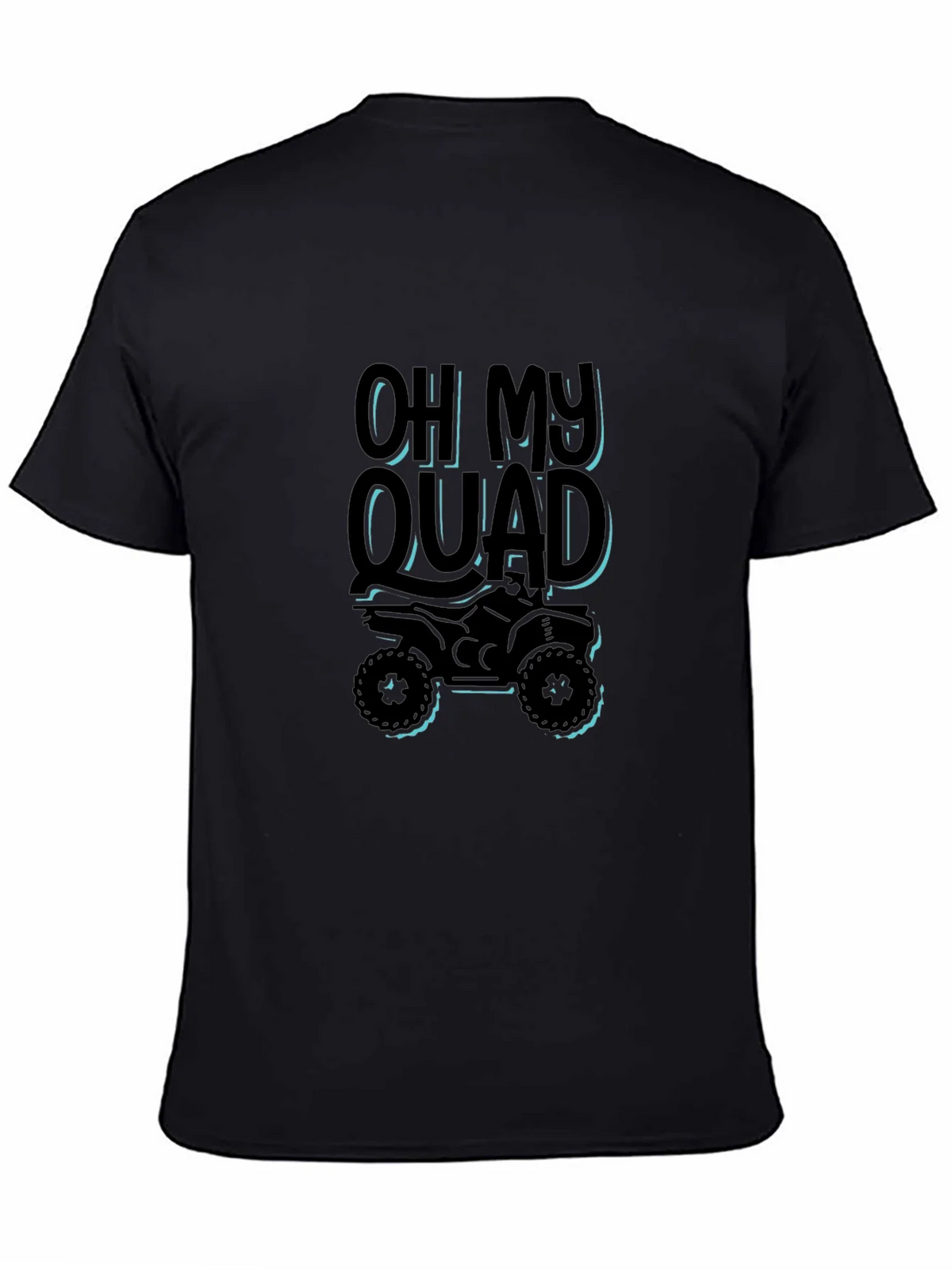 Oh My Quad Black T-Shirt - ATV Rider Gift product image 4