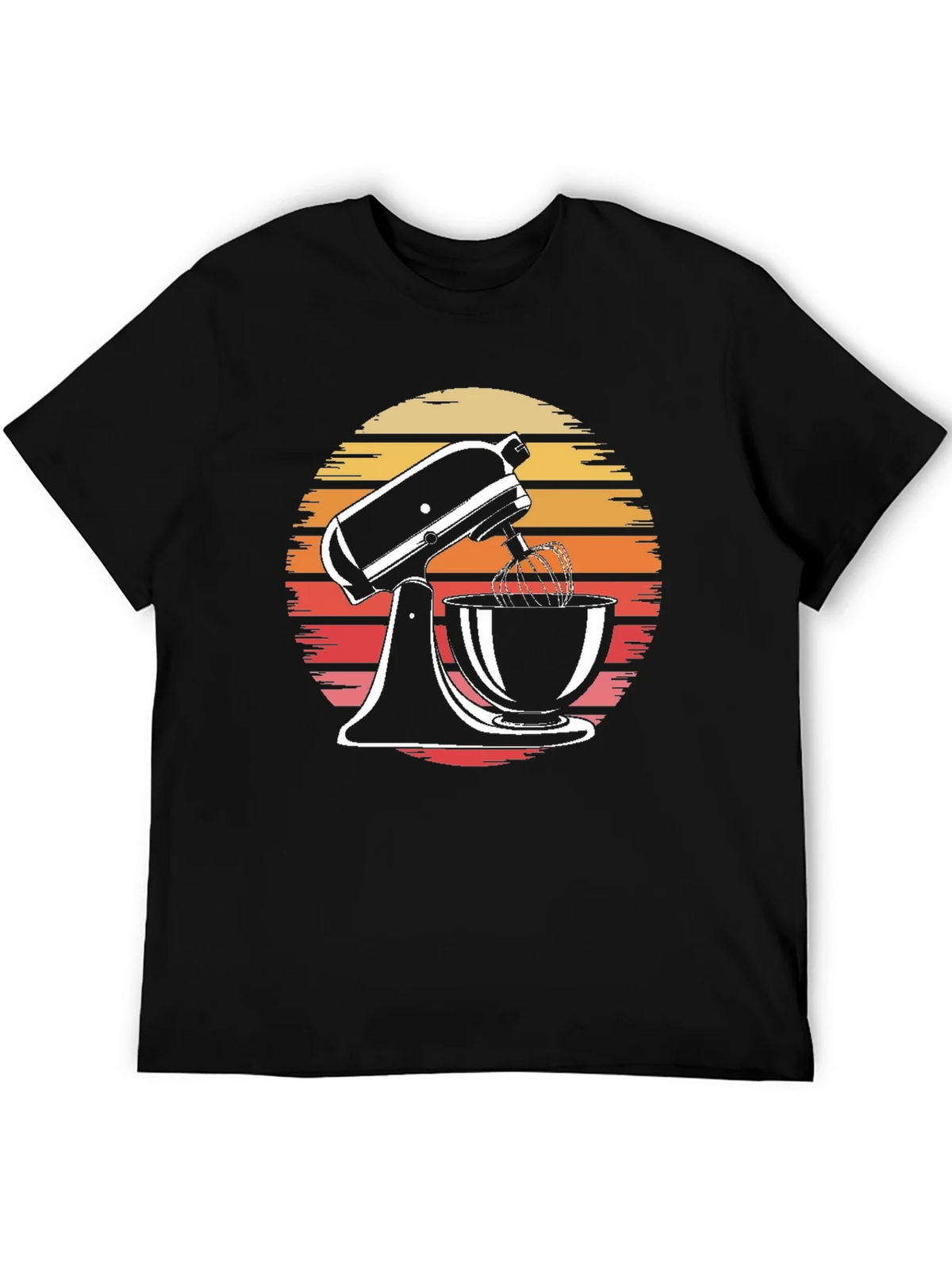Retro Sunset Mixer Graphic Tee product image 5