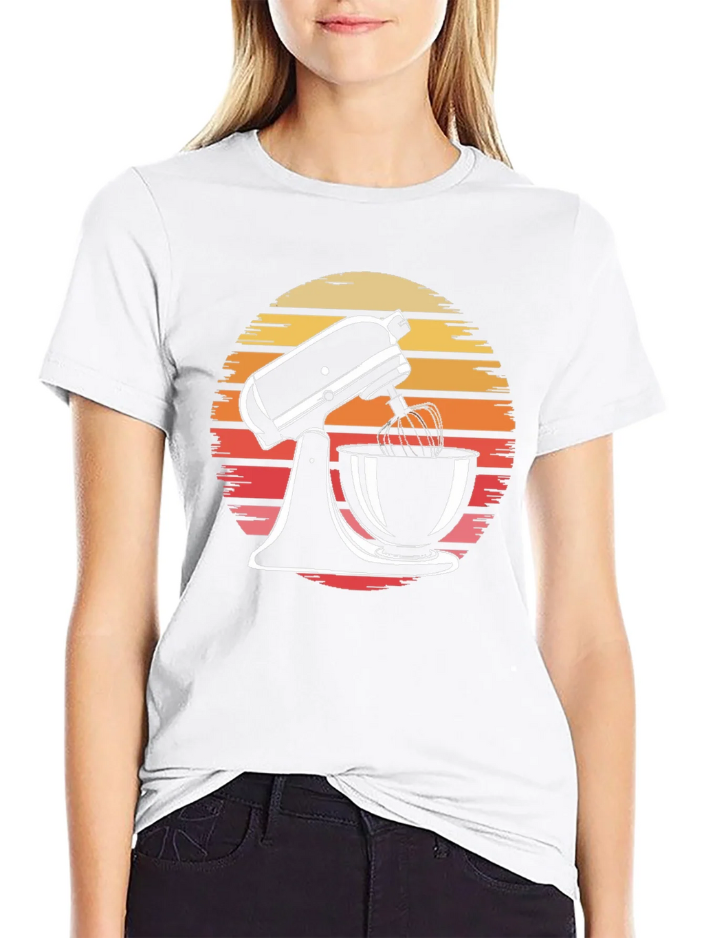 Retro Sunset Mixer Graphic Tee product image 8