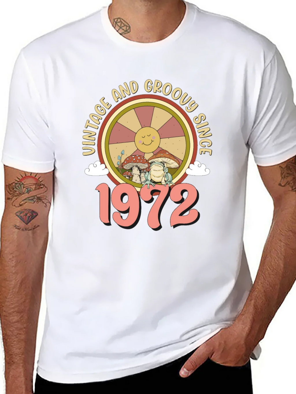Vintage and Groovy Since 1972 T-Shirt product image 7