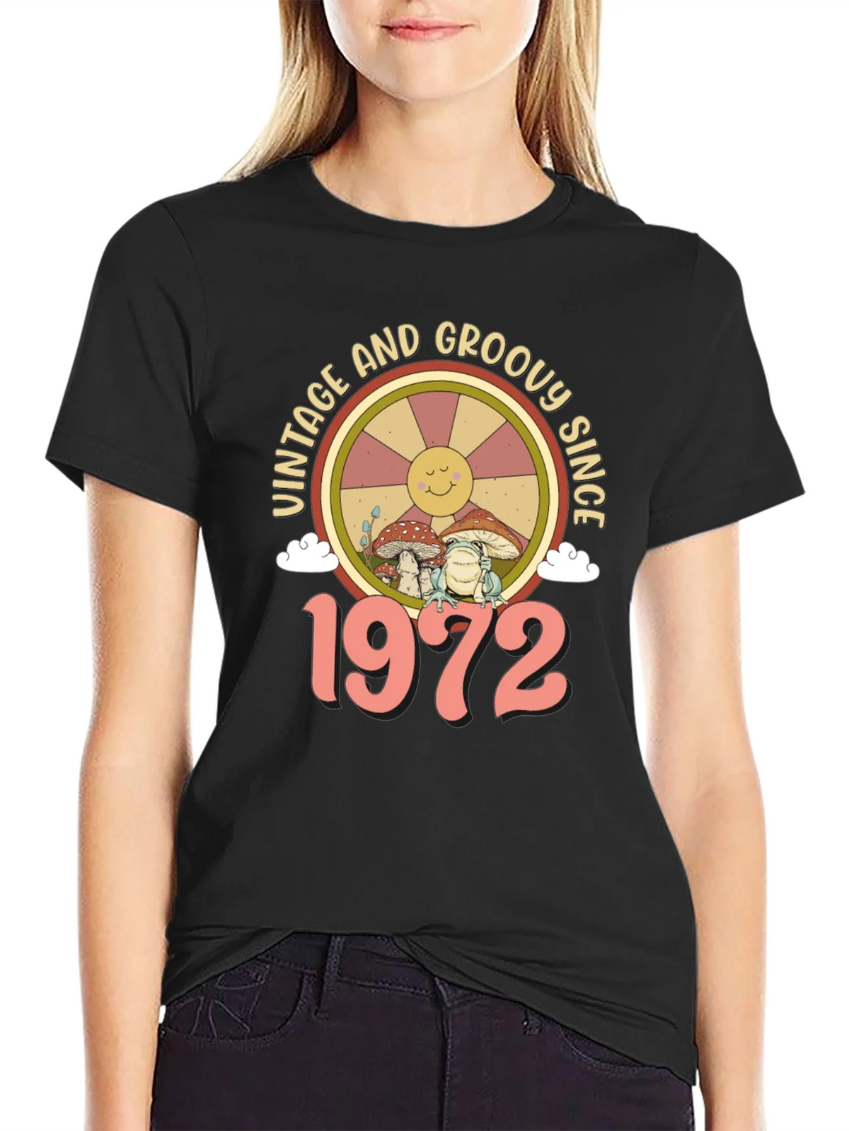 Vintage and Groovy Since 1972 T-Shirt product image 2