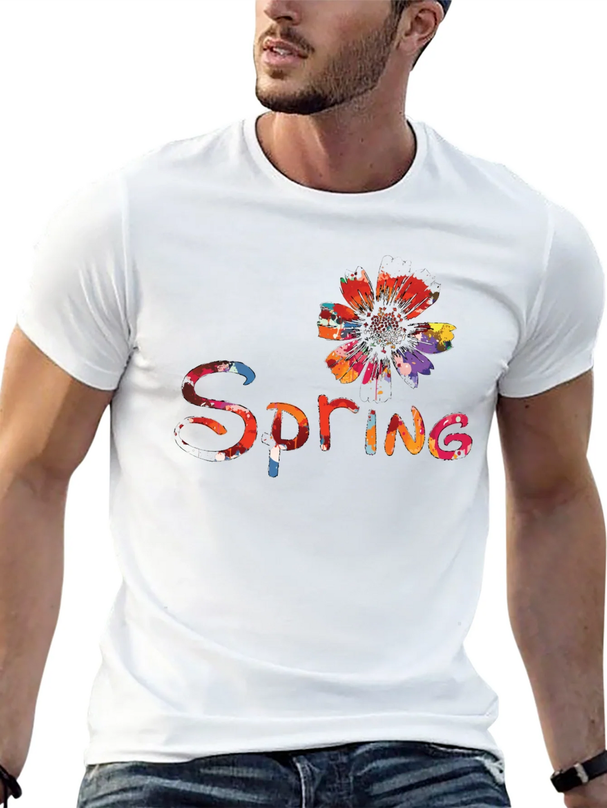 Spring Flower Graphic Tee - Black product image 12