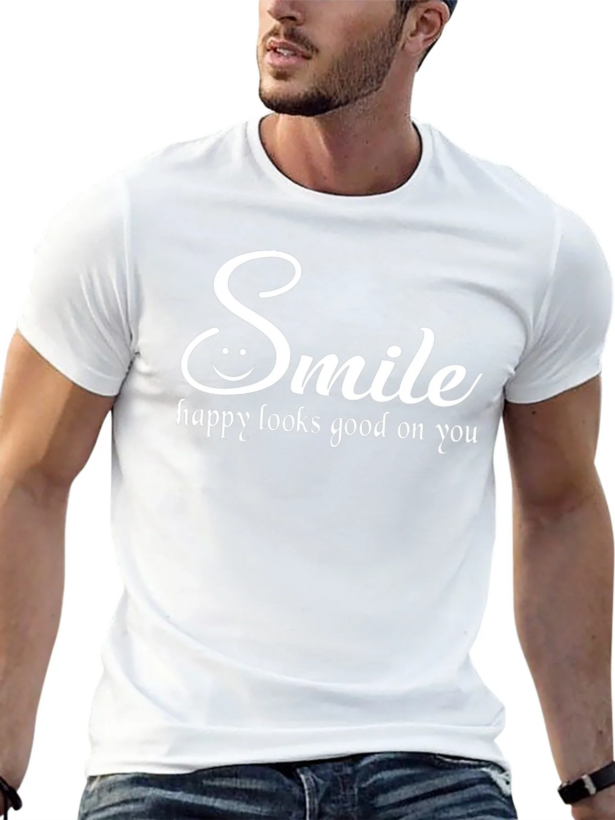 Smile T-Shirt: Happy Looks Good On You product image 12