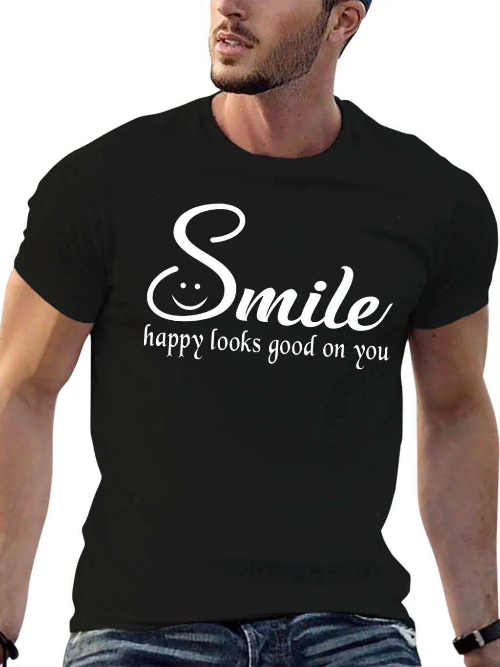 Smile T-Shirt: Happy Looks Good On You product image 6