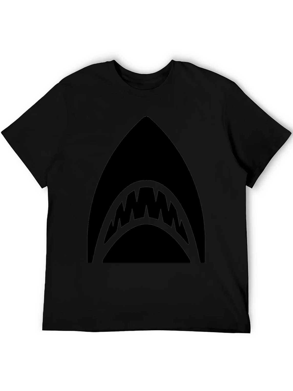 Mens Black Shark Graphic T-Shirt product image 5