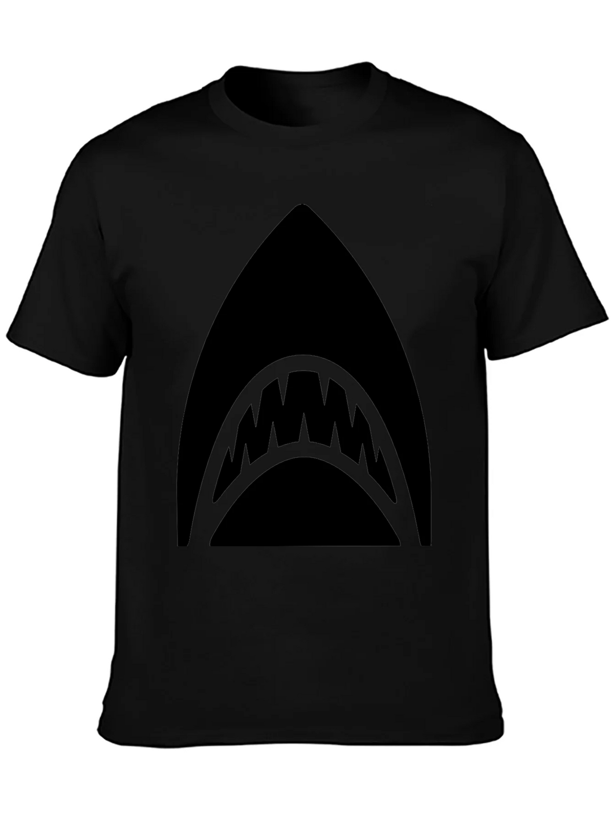 Mens Black Shark Graphic T-Shirt product image 3