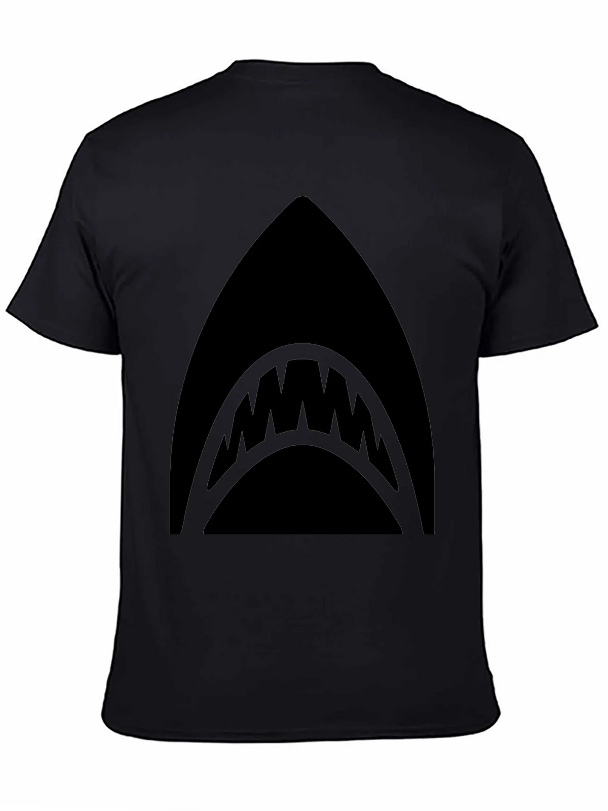 Mens Black Shark Graphic T-Shirt product image 4