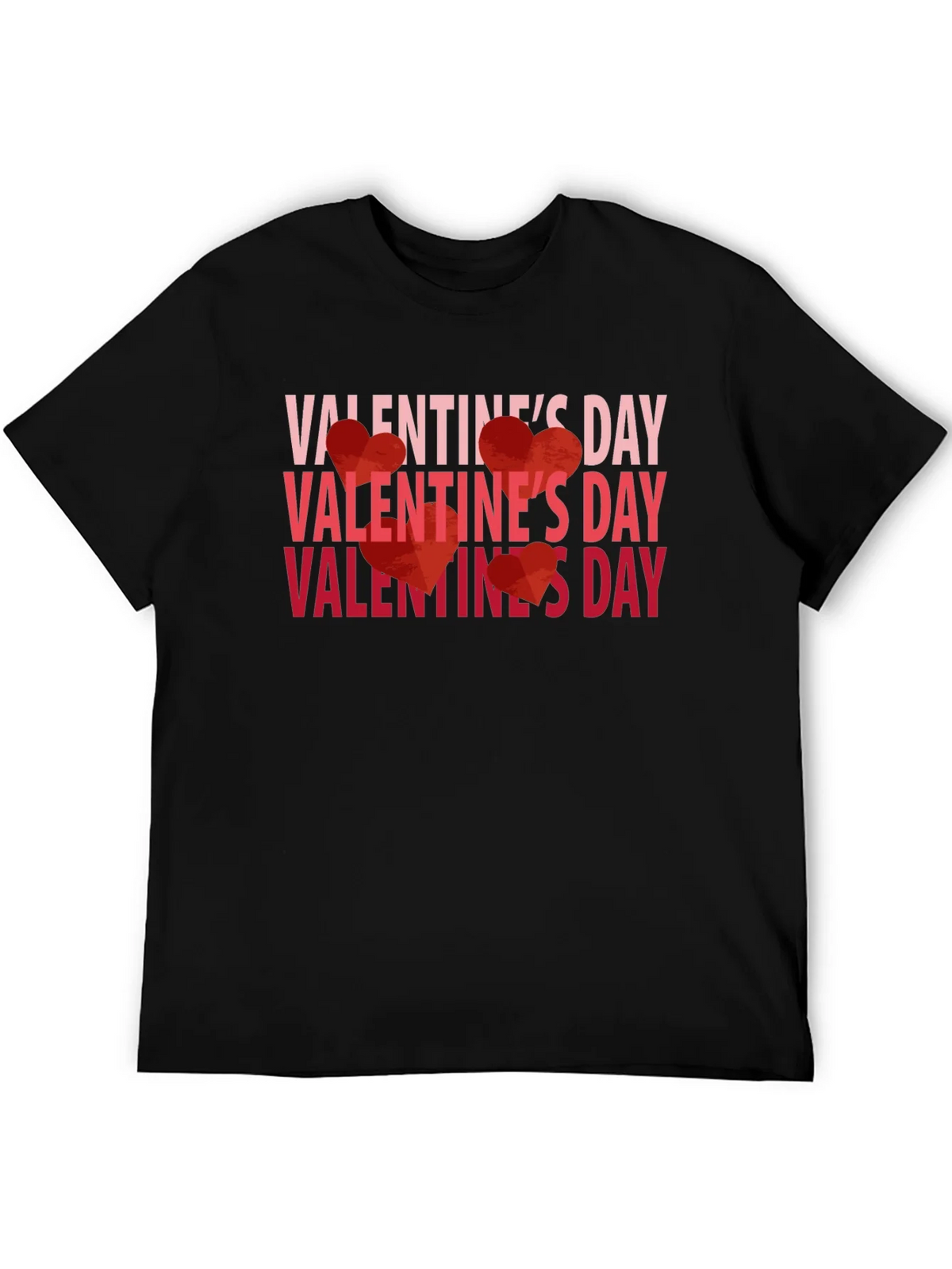 Valentines Day Graphic Tee - Black product image 5