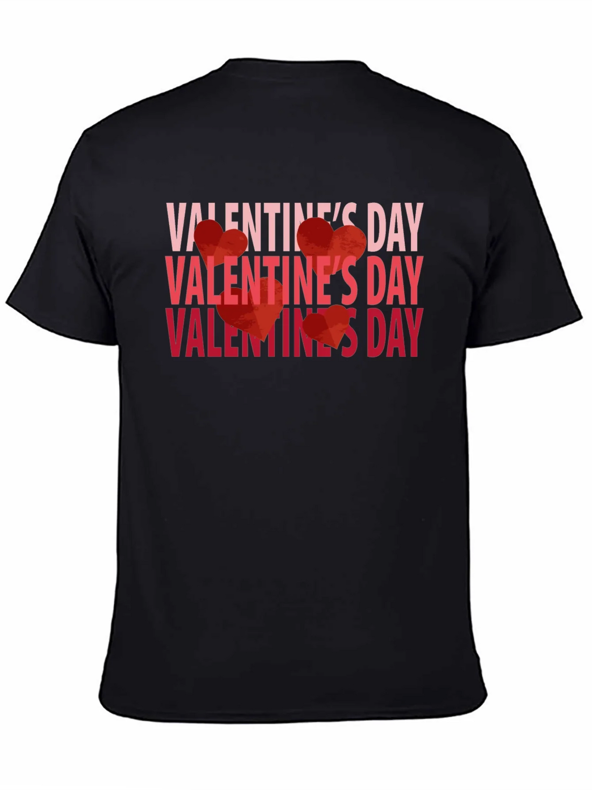 Valentines Day Graphic Tee - Black product image 4