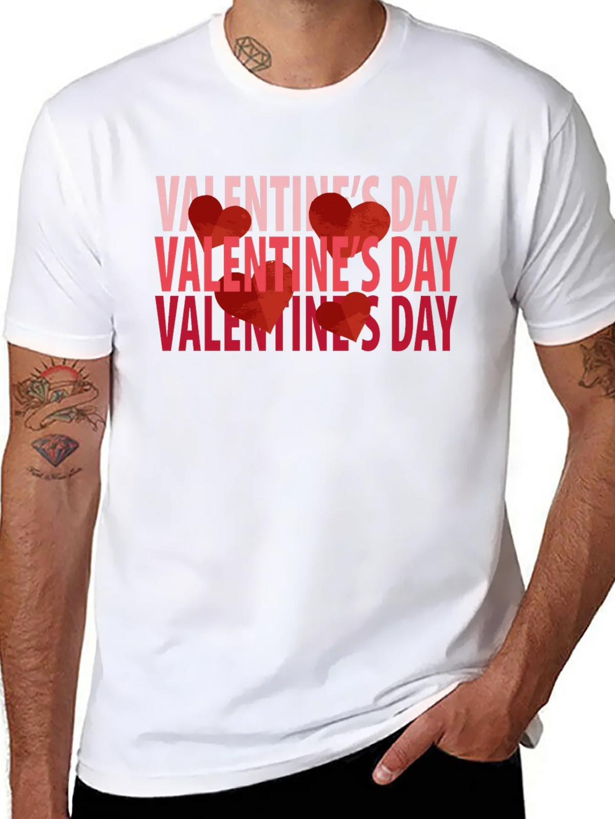 Valentines Day Graphic Tee - Black product image 7