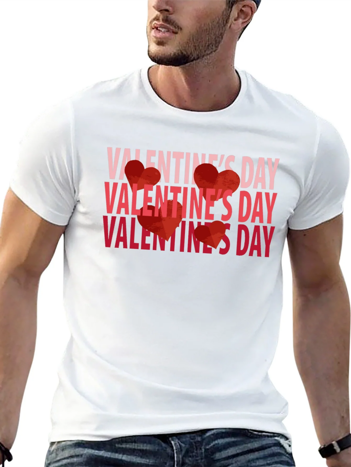 Valentines Day Graphic Tee - Black product image 12
