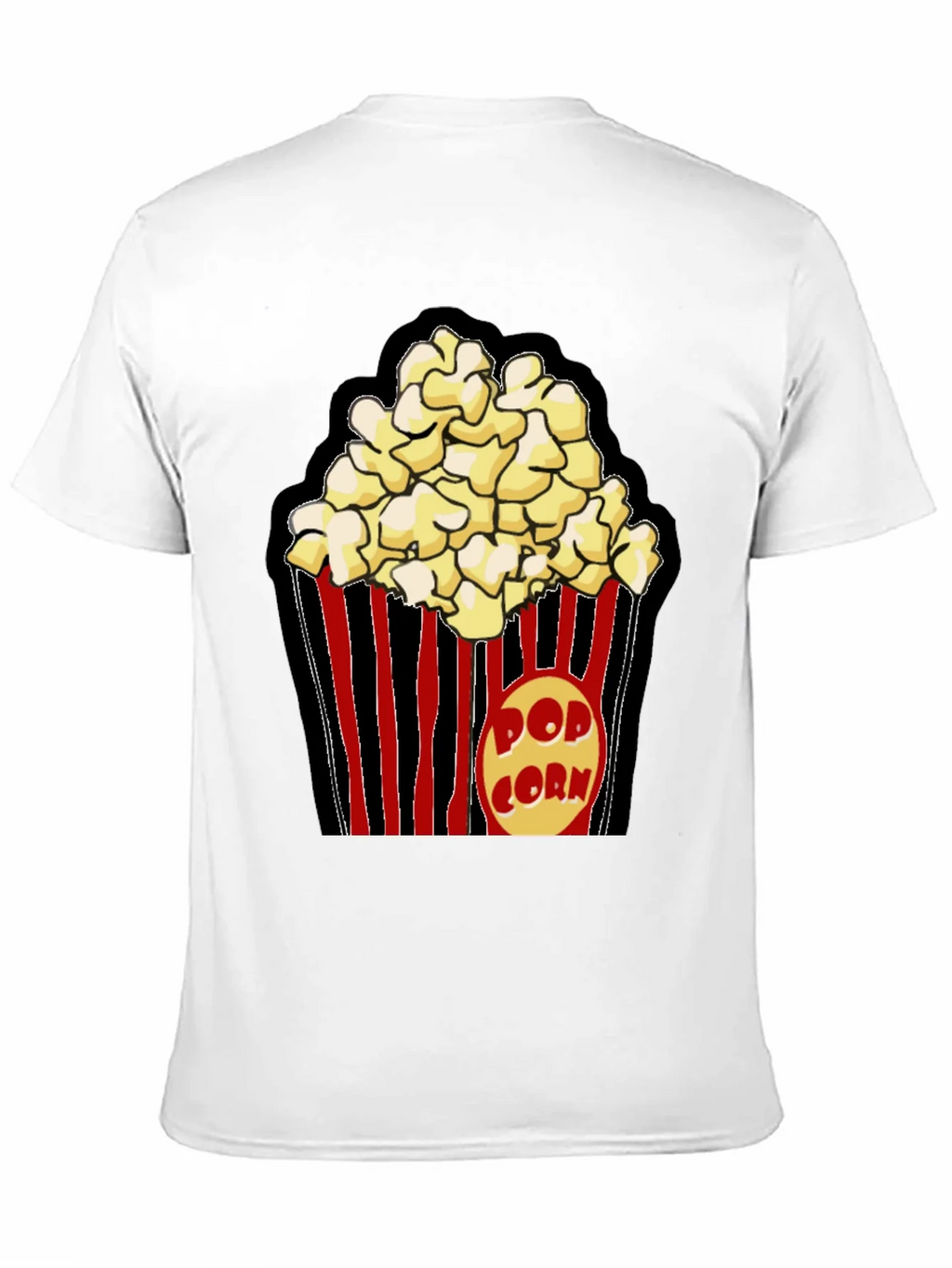 Popcorn Graphic Black T-Shirt product image 10