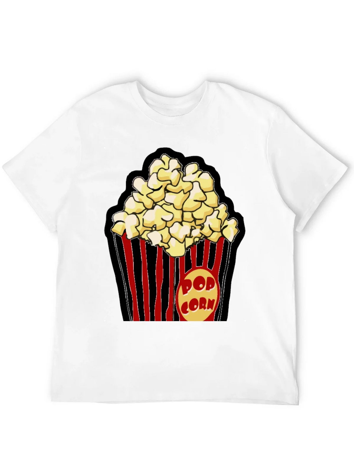 Popcorn Graphic Black T-Shirt product image 11