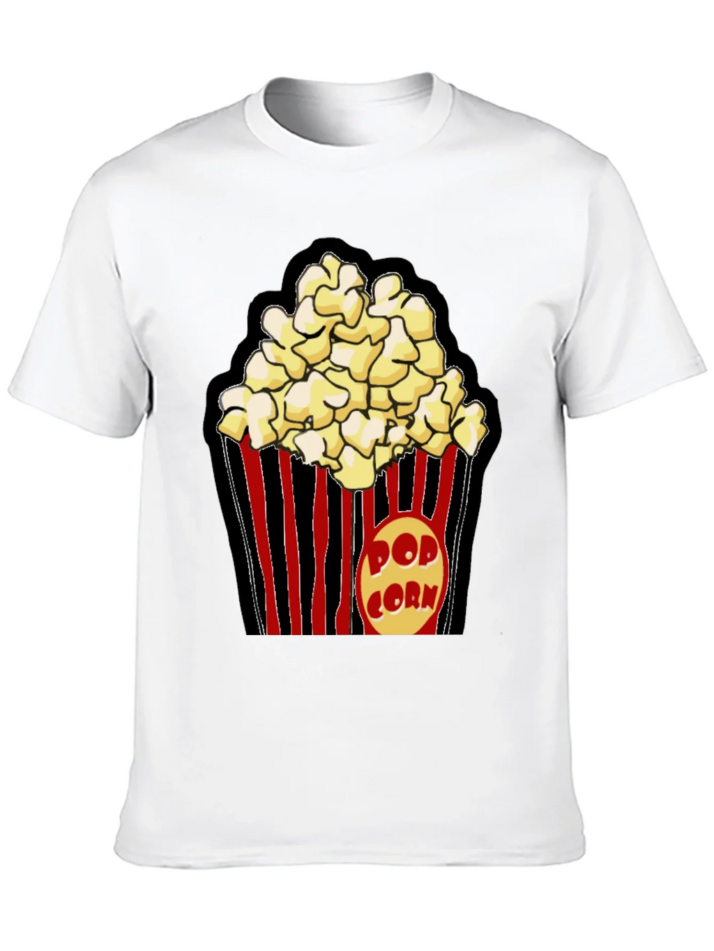 Popcorn Graphic Black T-Shirt product image 9