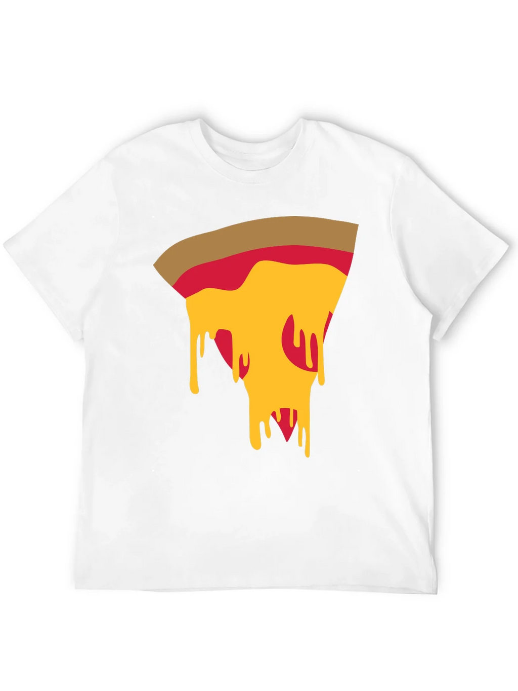 Pizza Slice Graphic Tee - Casual Black T-Shirt product image 8