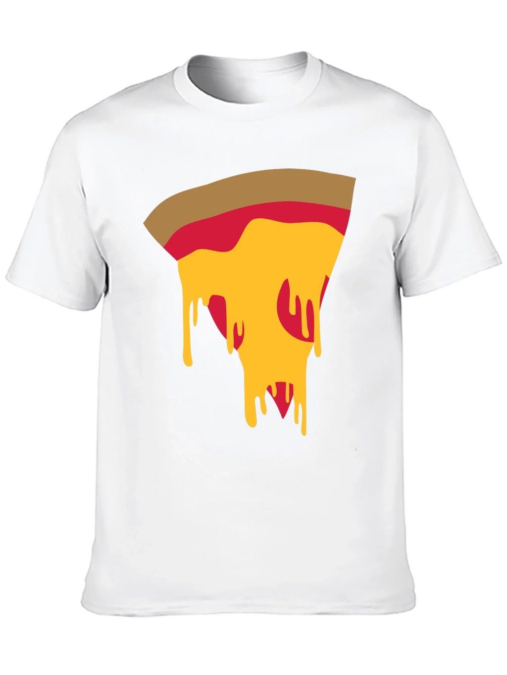 Pizza Slice Graphic Tee - Casual Black T-Shirt product image 7