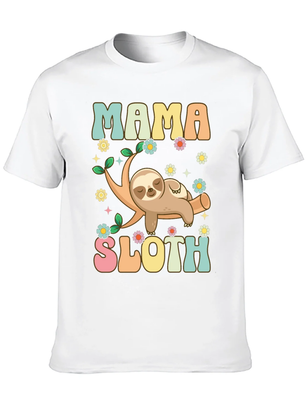 Mama Sloth Graphic Tee product image 8