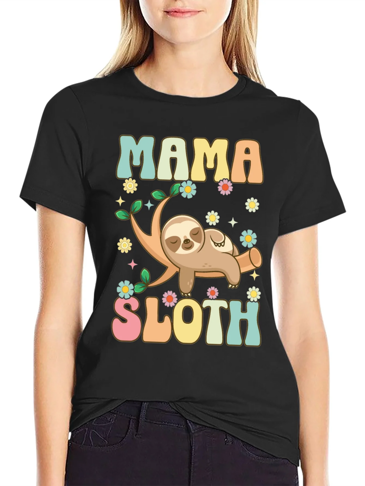 Mama Sloth Graphic Tee product image 2