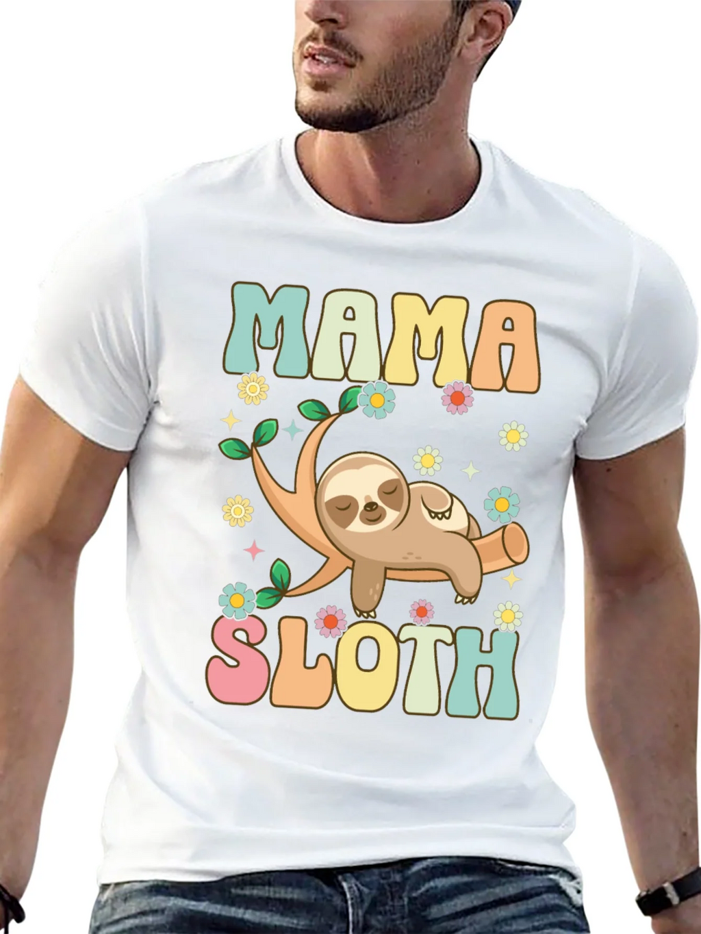 Mama Sloth Graphic Tee product image 11