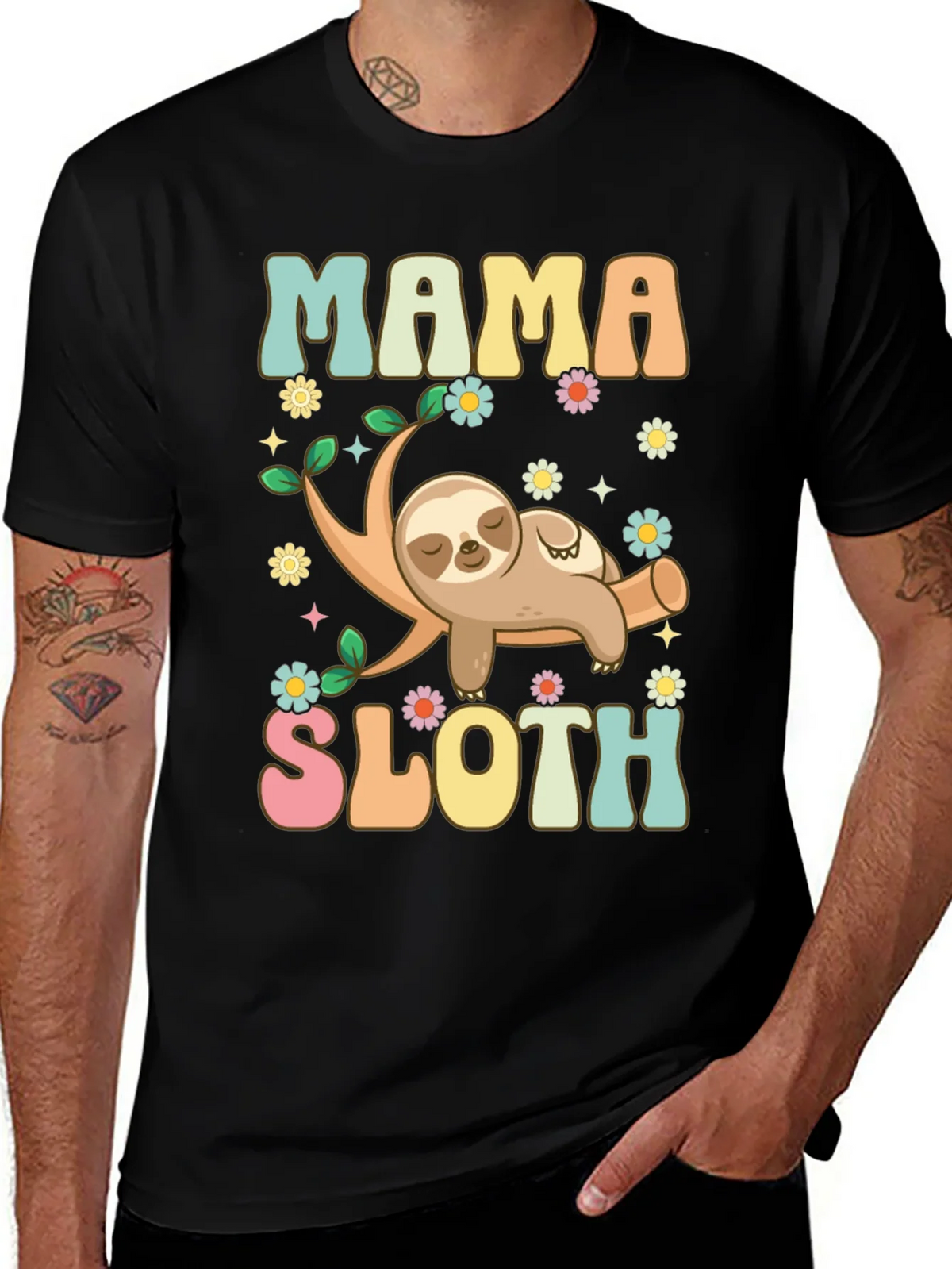 Mama Sloth Graphic Tee product image 1