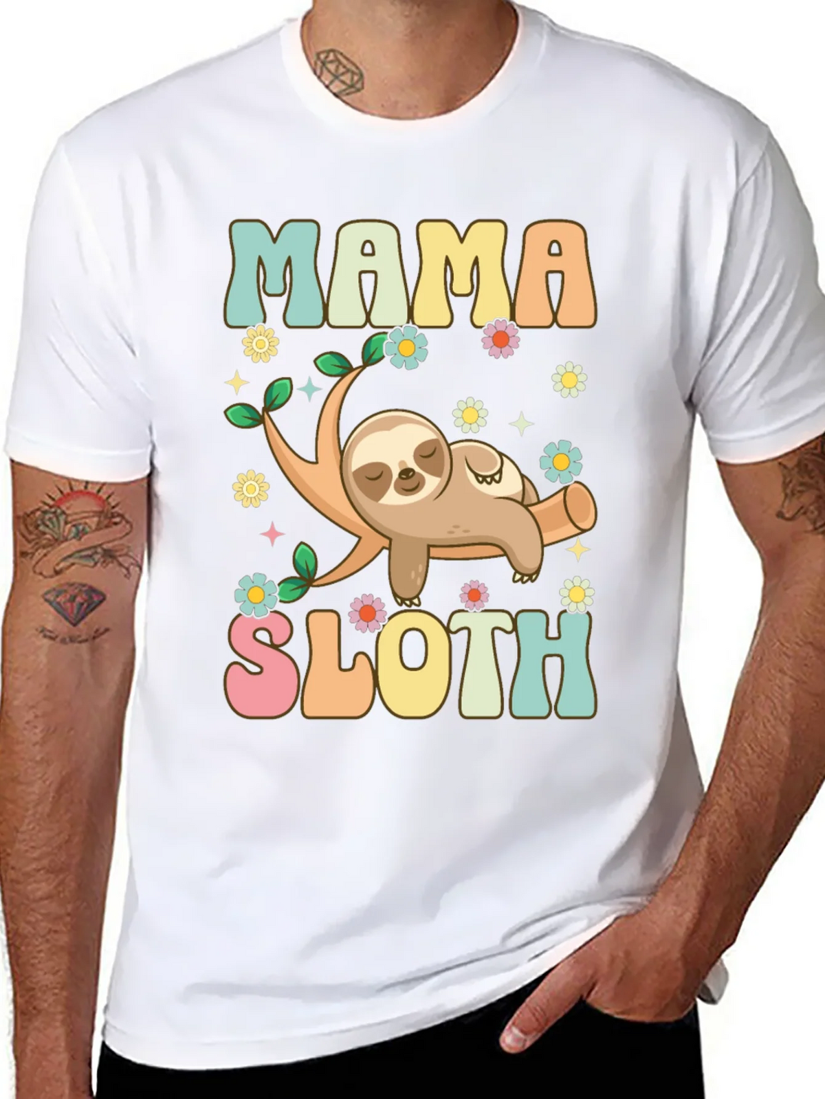 Mama Sloth Graphic Tee product image 6