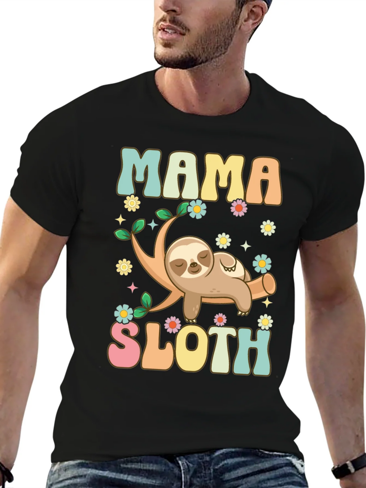 Mama Sloth Graphic Tee product image 5