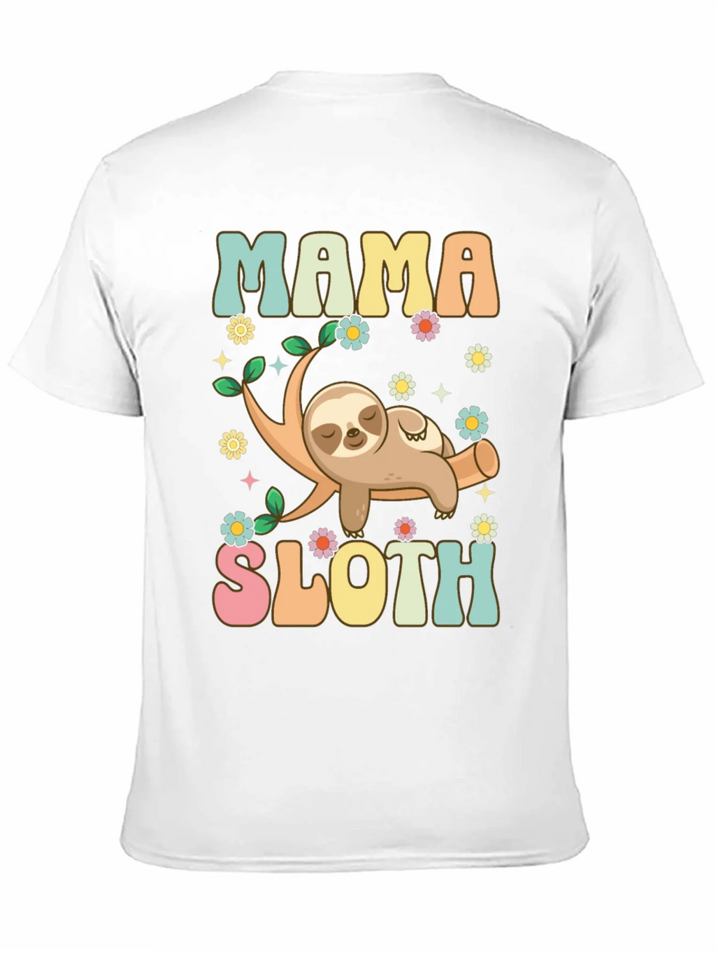 Mama Sloth Graphic Tee product image 9