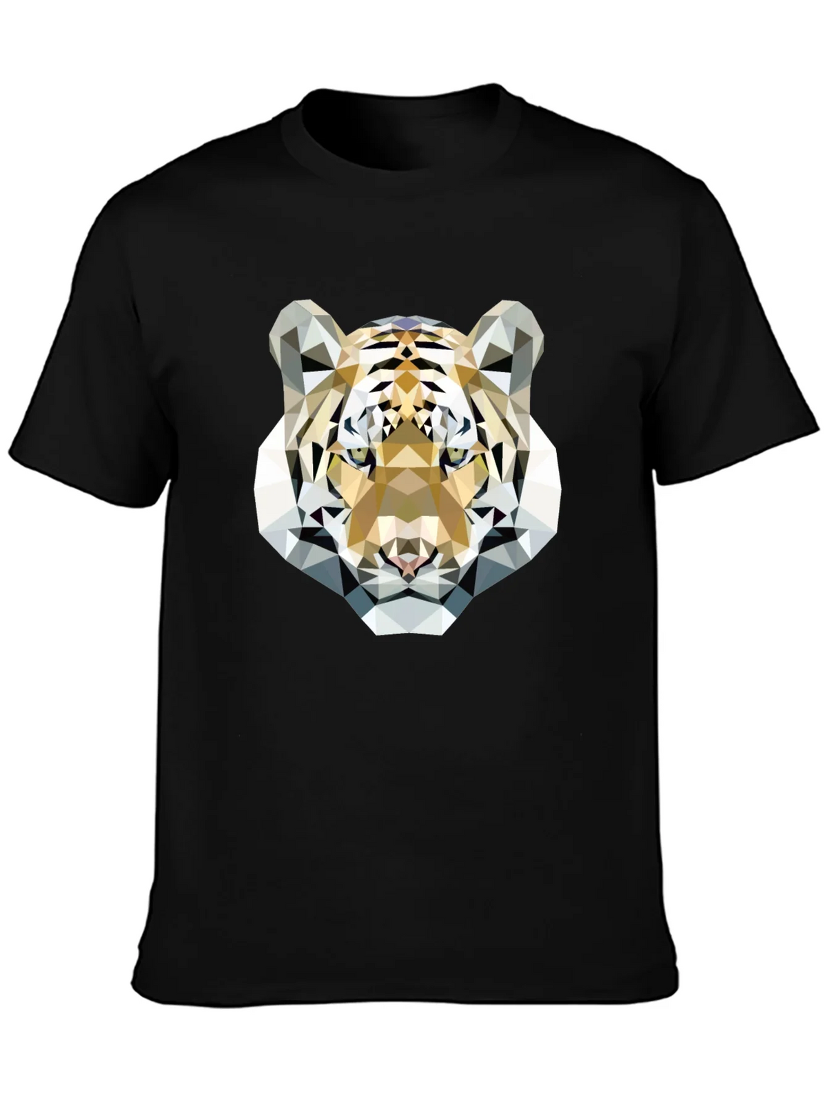 Geometric Tiger Graphic Tee - Modern & Stylish product image 2