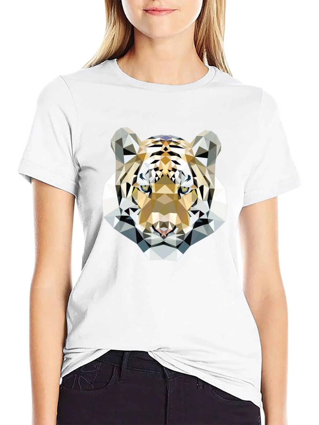 Geometric Tiger Graphic Tee - Modern & Stylish product image 5