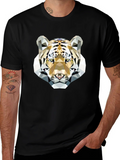 Geometric Tiger Graphic Tee - Modern & Stylish product image 1