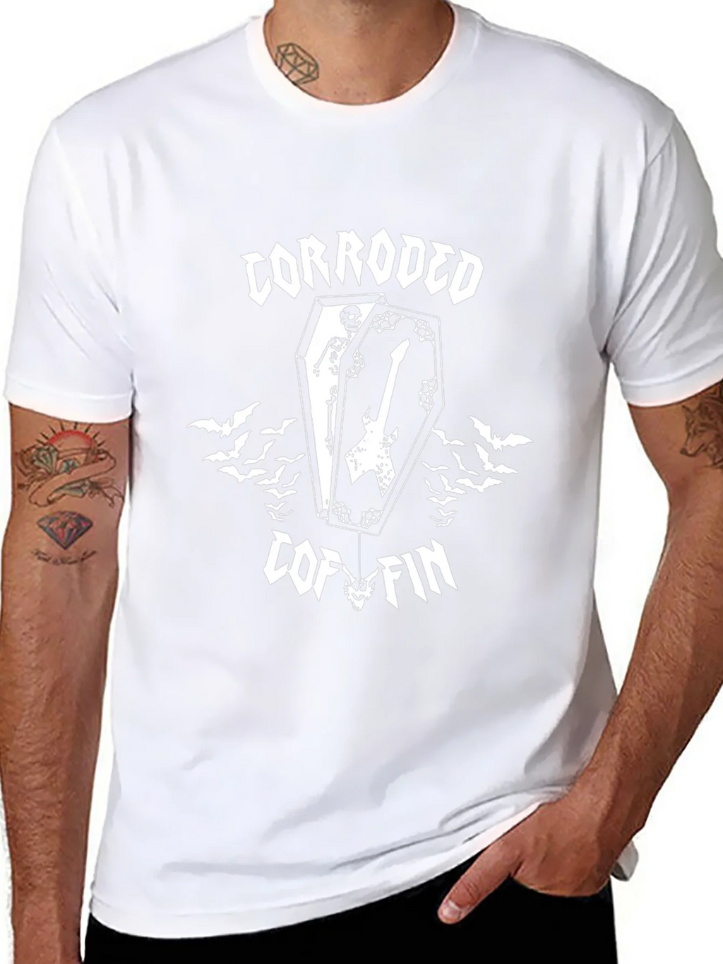 Corroded Coffin T-Shirt - Rock Band Tee product image 2