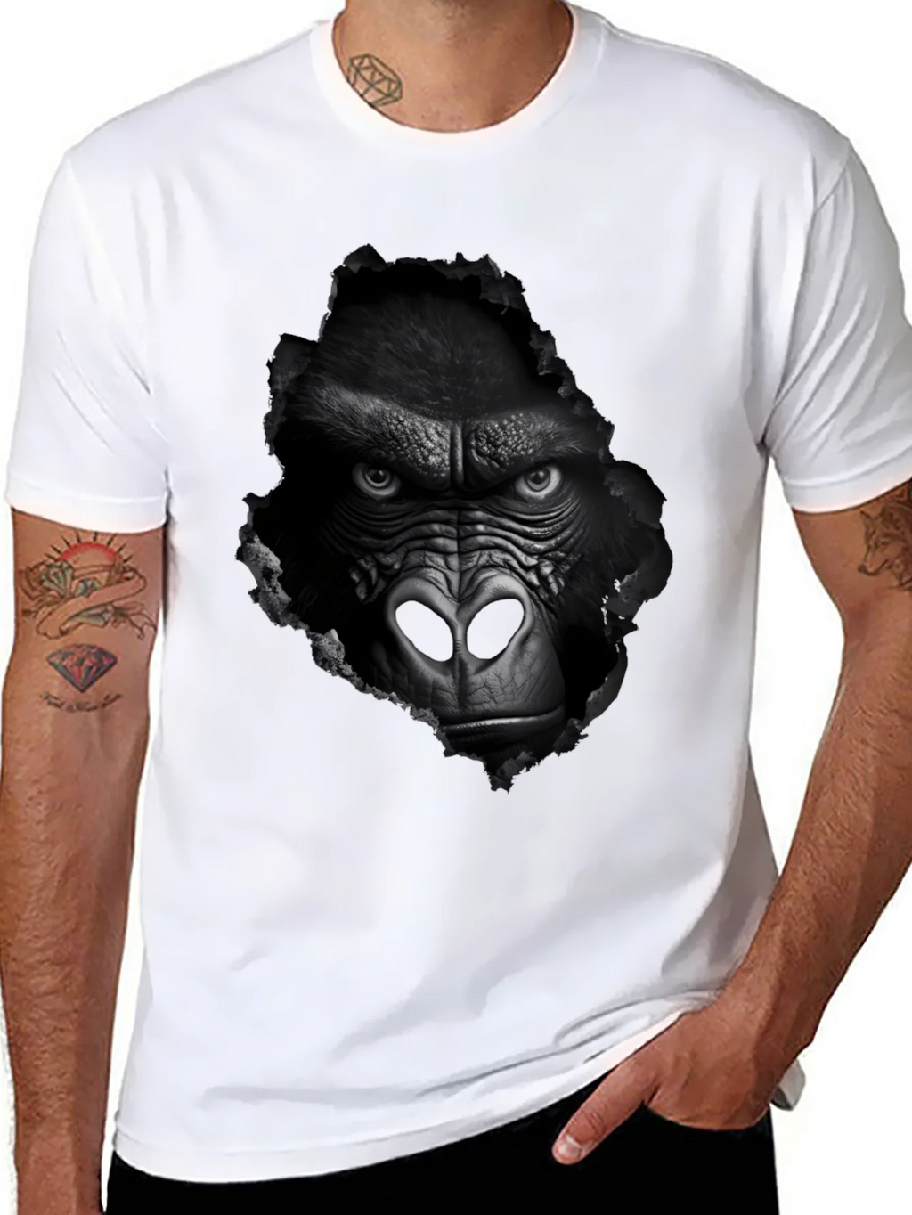 Gorilla Graphic Tee - Mens Black T-Shirt product image 7