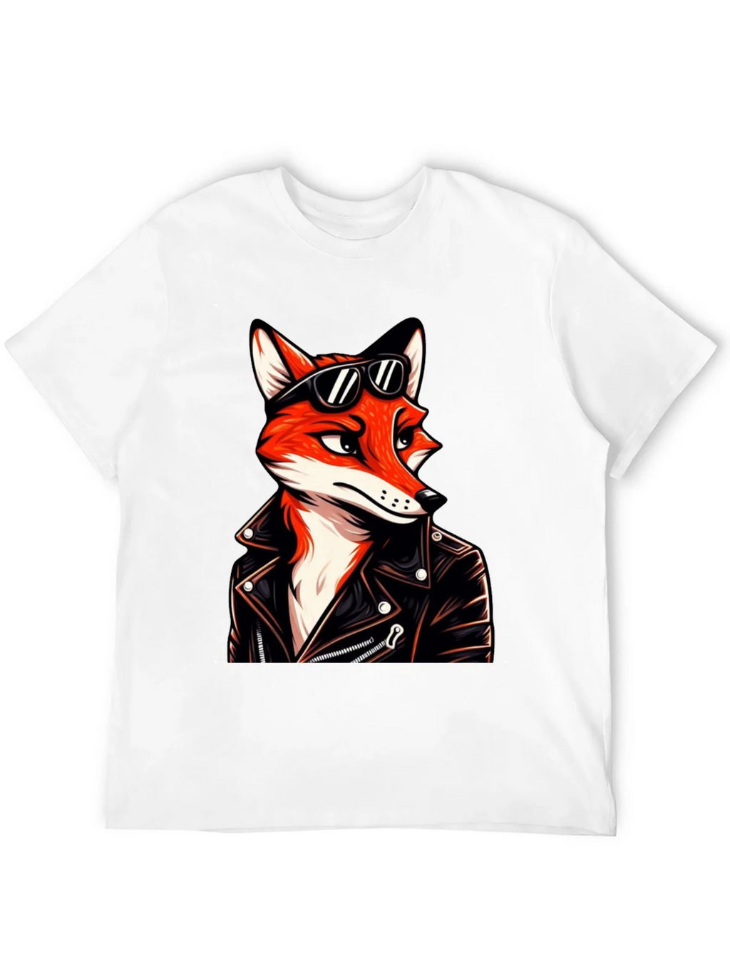 Cool Fox Biker T-Shirt product image 10