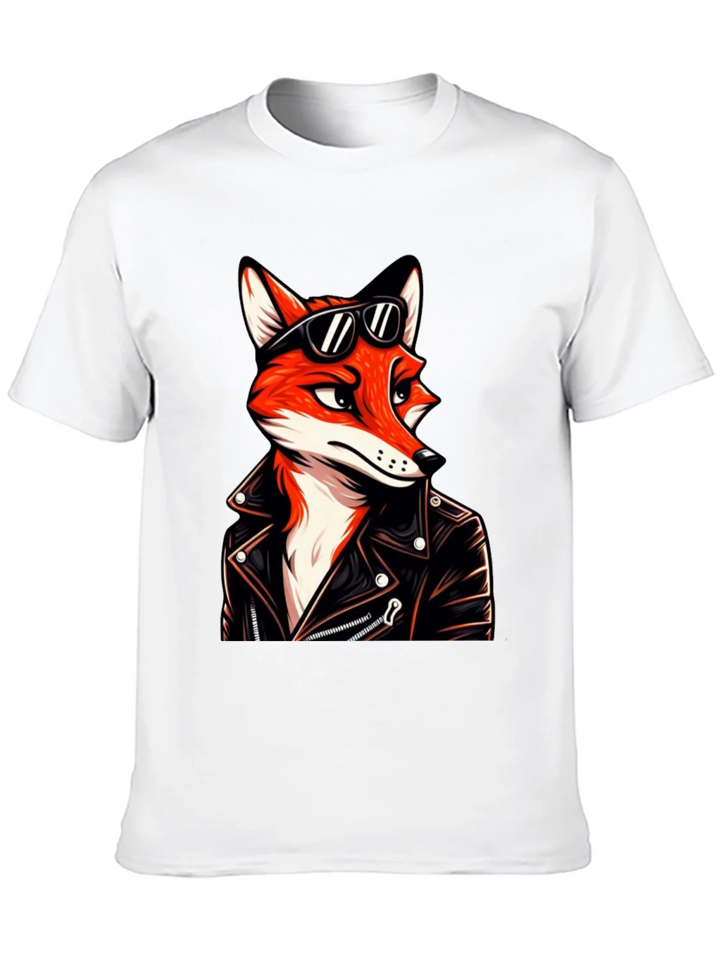 Cool Fox Biker T-Shirt product image 8