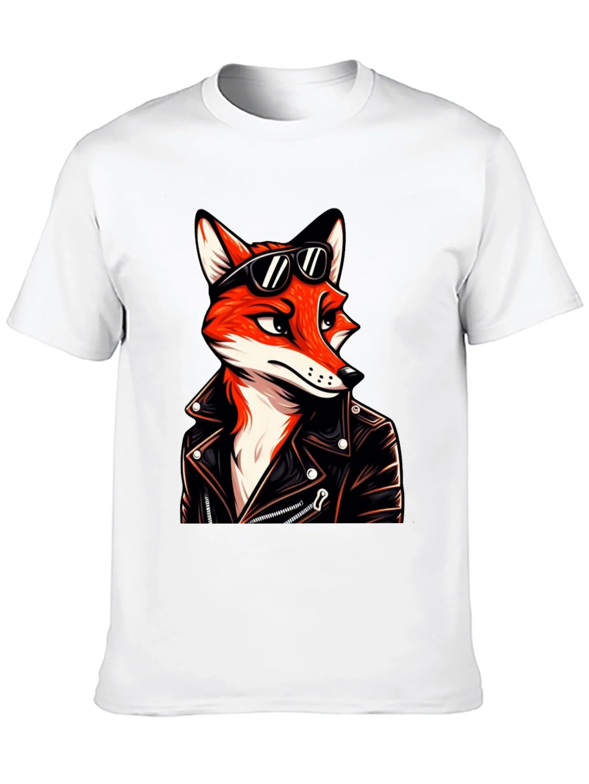 Cool Fox Biker T-Shirt product image 8