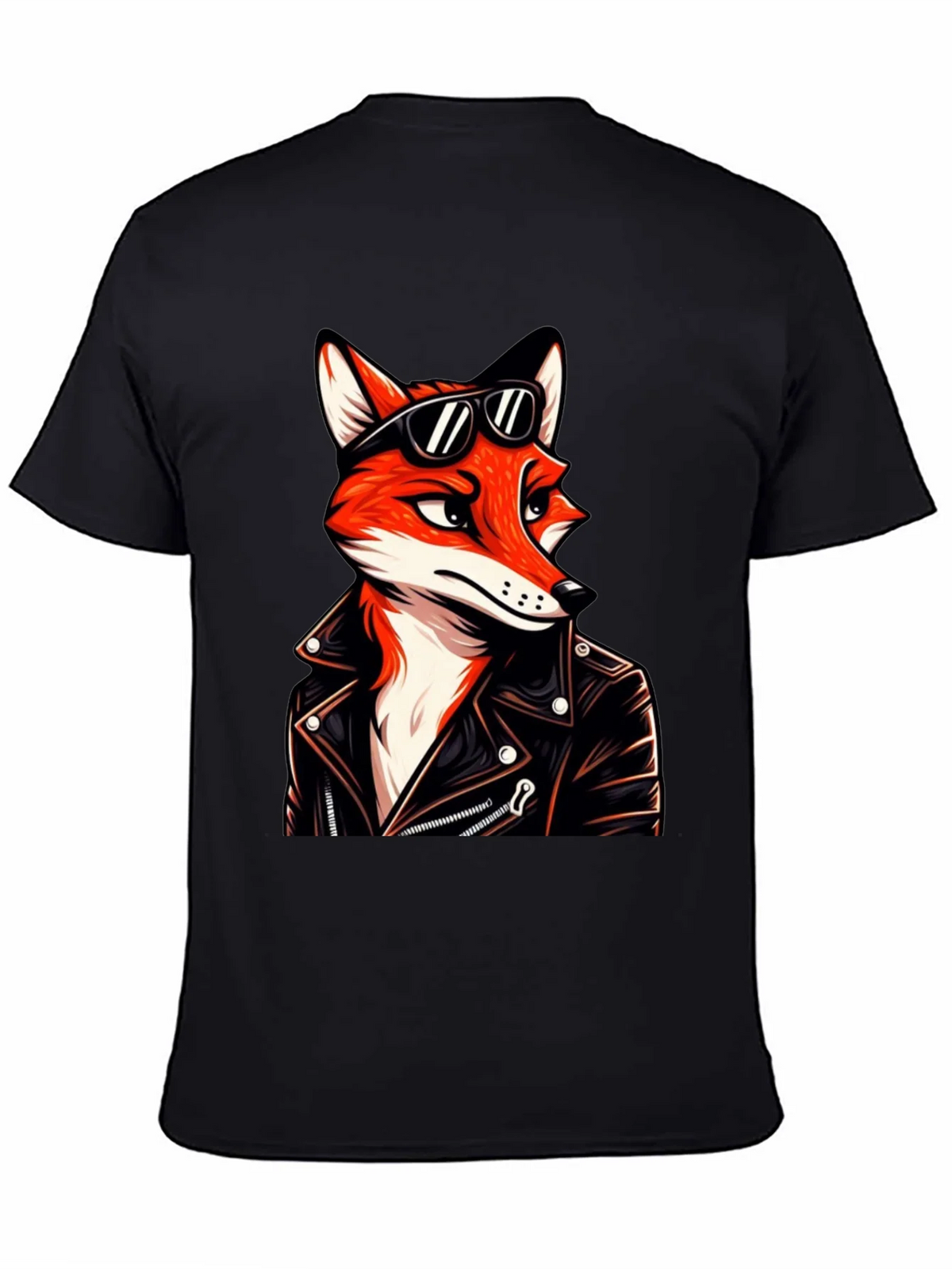 Cool Fox Biker T-Shirt product image 4