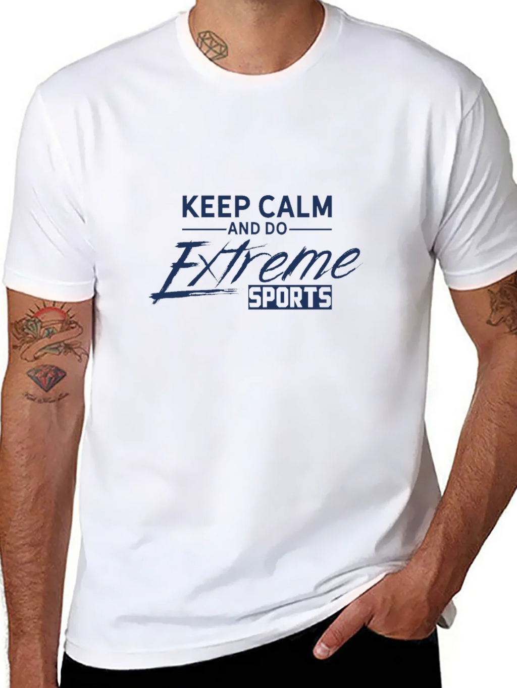 Keep Calm and Do Extreme Sports - Black T-Shirt product image 7