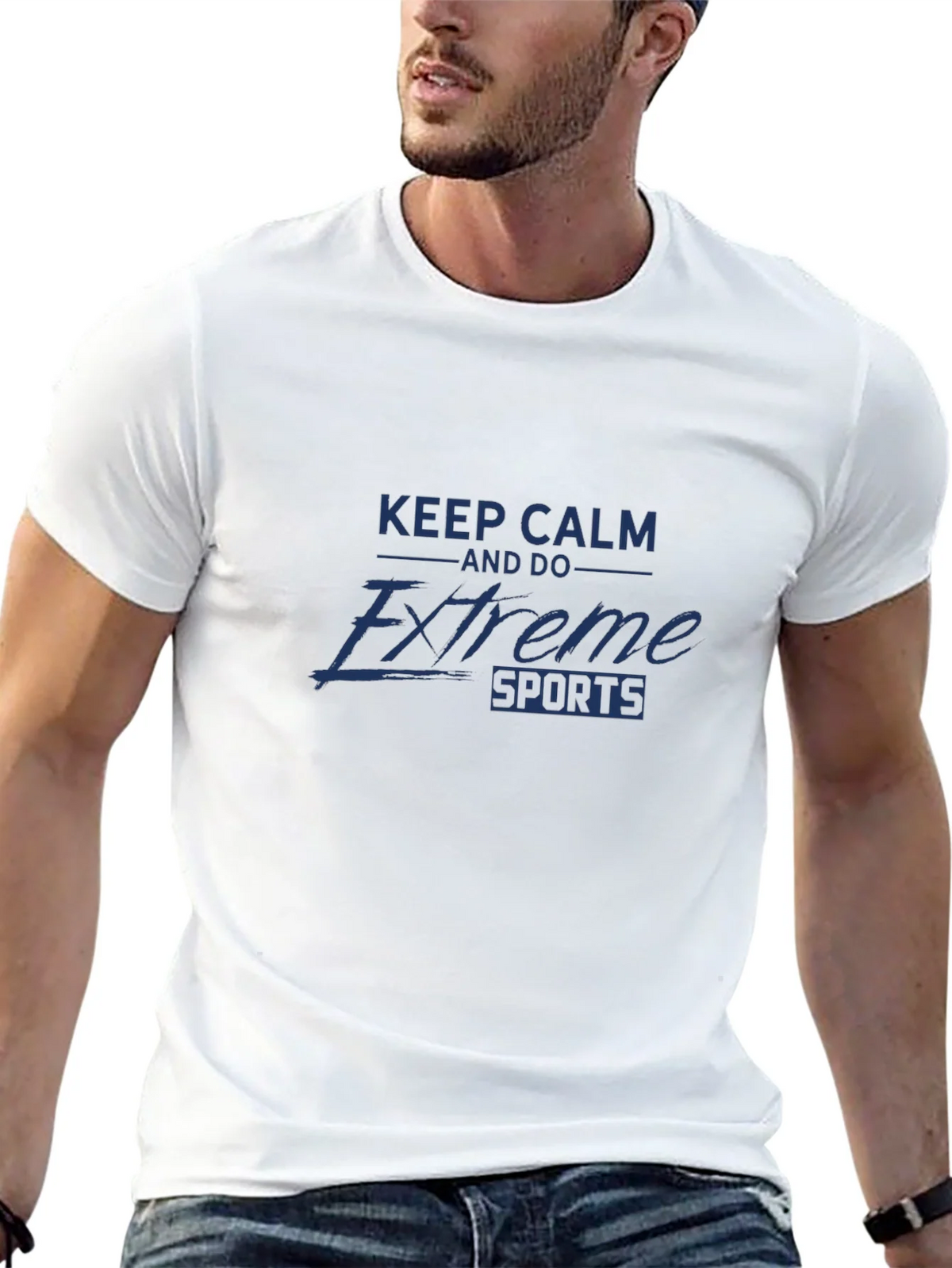 Keep Calm and Do Extreme Sports - Black T-Shirt product image 12