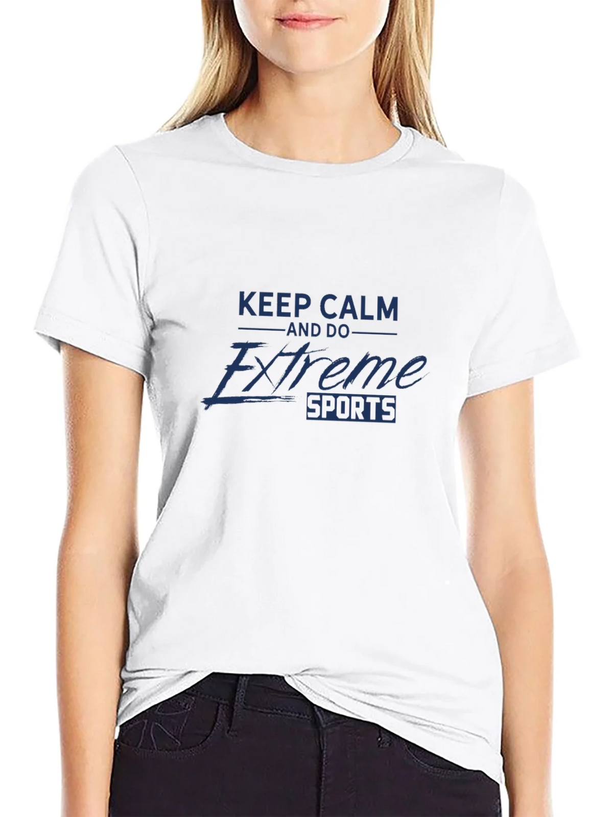 Keep Calm and Do Extreme Sports - Black T-Shirt product image 8