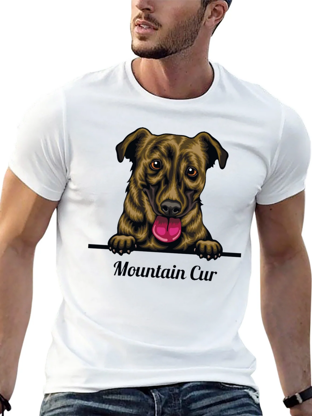 Mountain Cur Dog Graphic T-Shirt product image 12