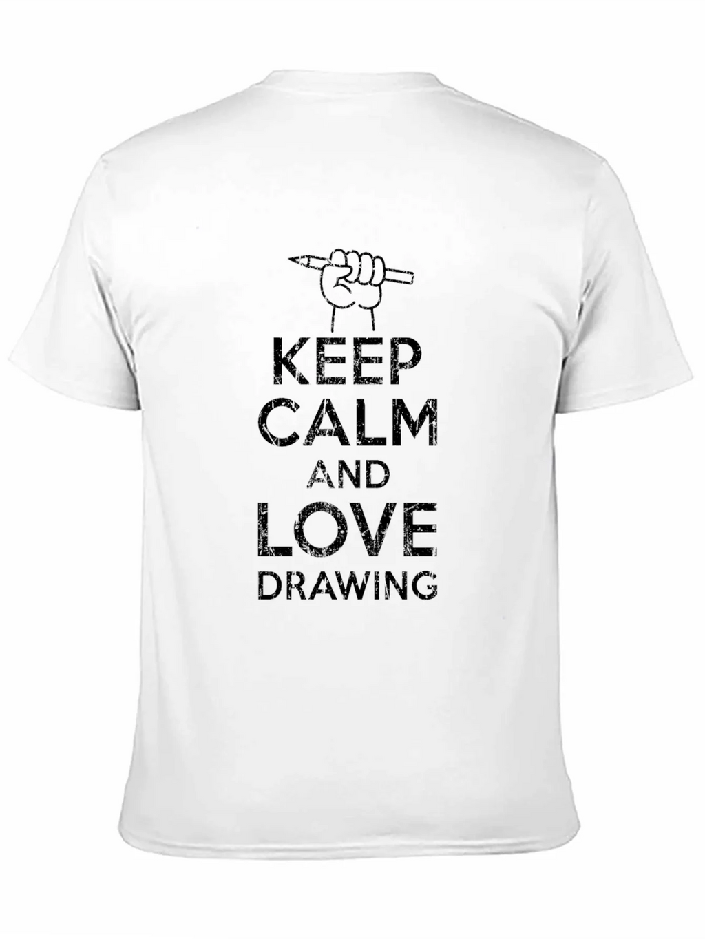 Keep Calm and Love Drawing Graphic T-Shirt product image 10