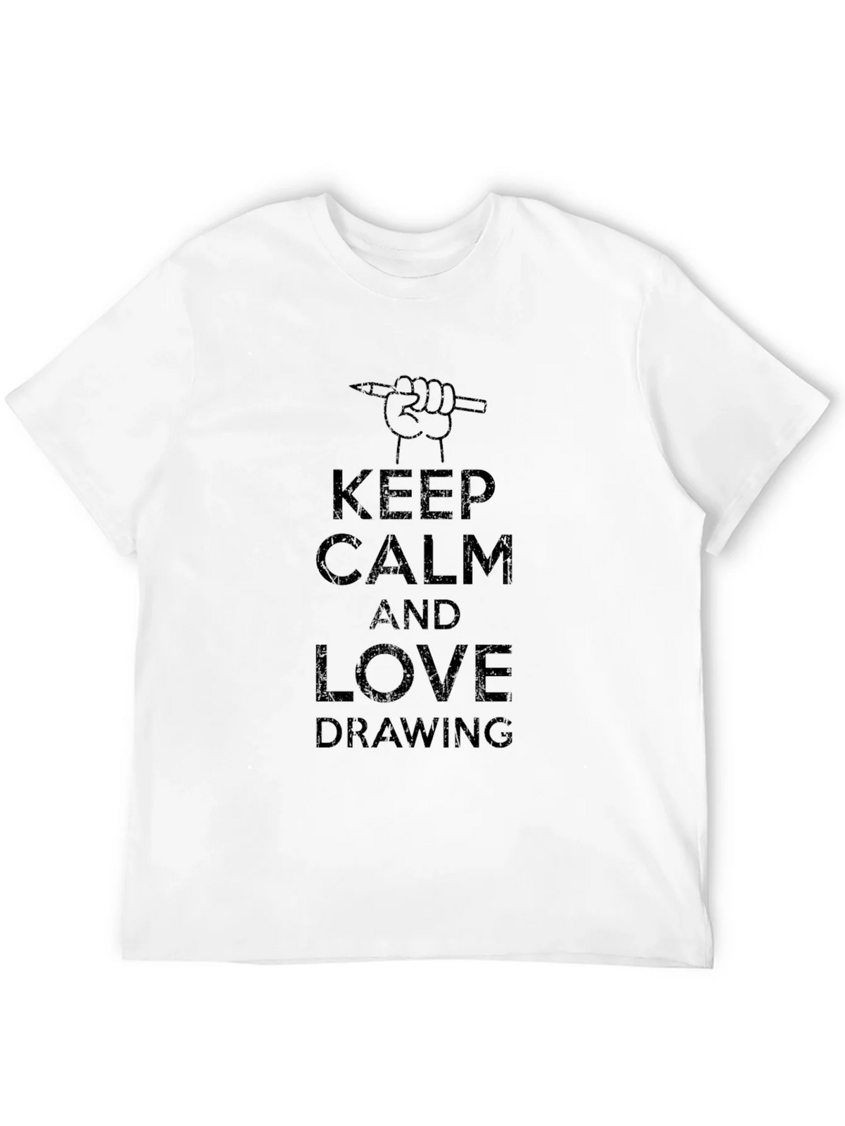 Keep Calm and Love Drawing Graphic T-Shirt product image 11