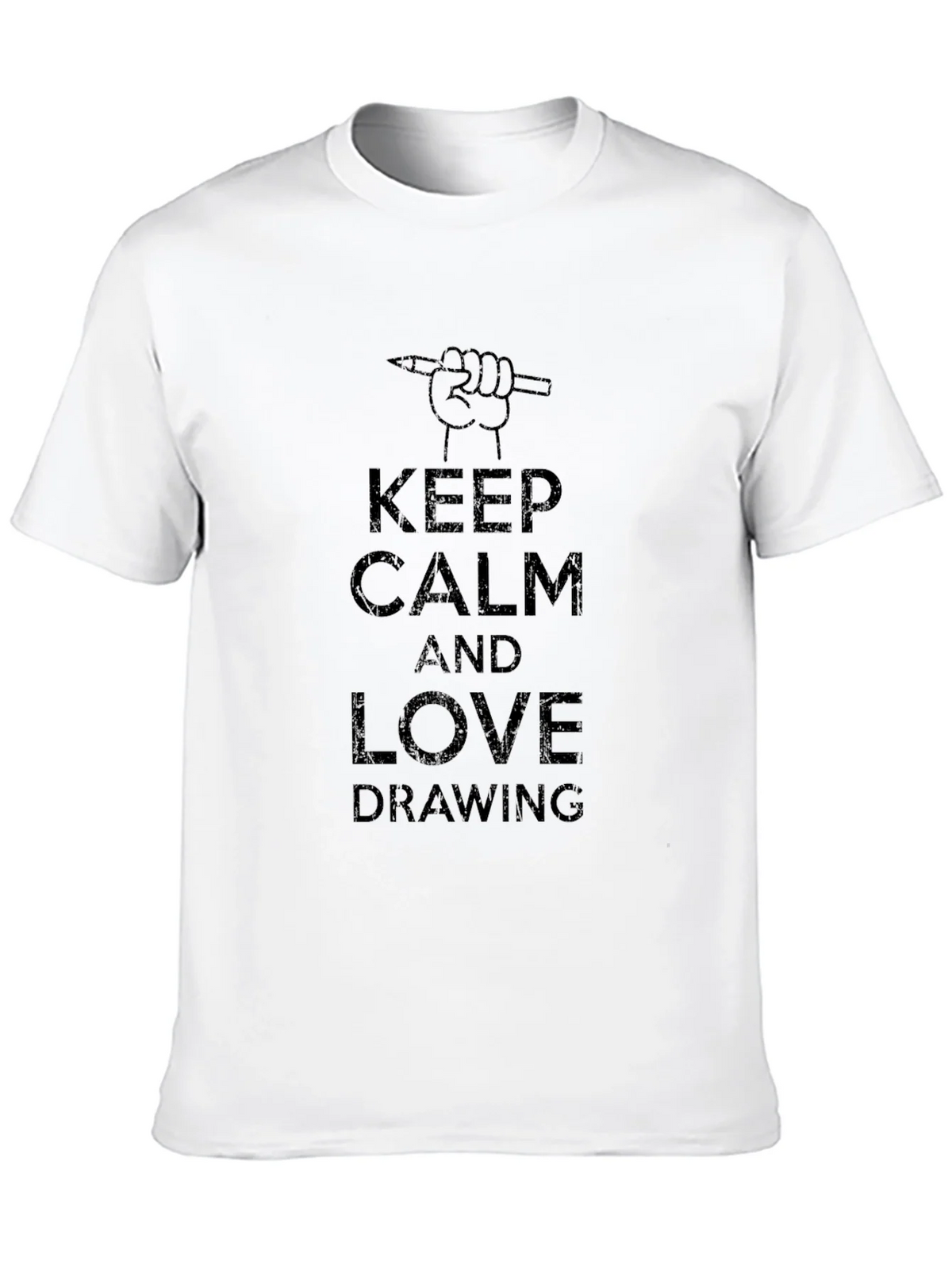 Keep Calm and Love Drawing Graphic T-Shirt product image 9