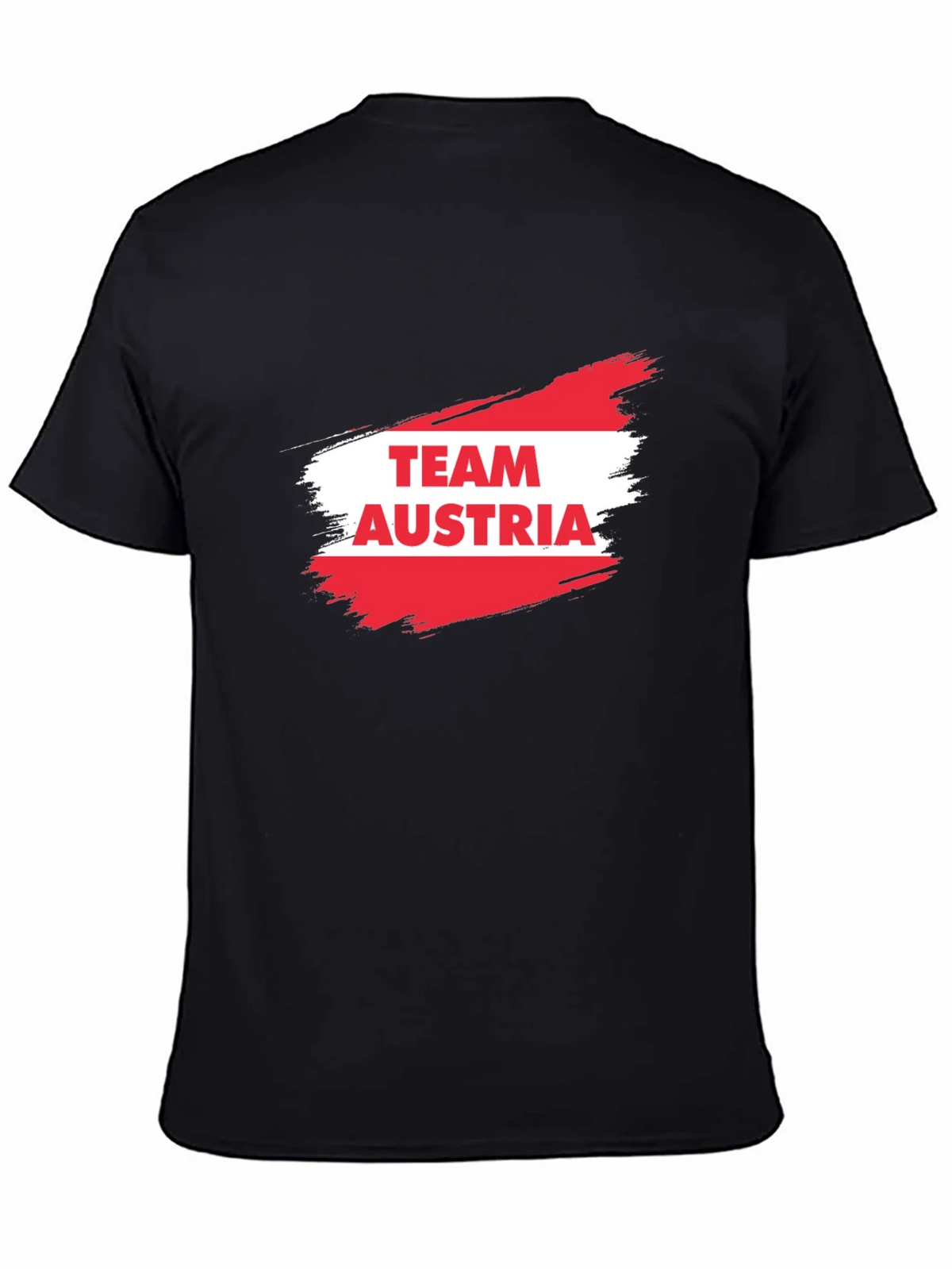 Team Austria T-Shirt - Black Cotton Tee product image 3