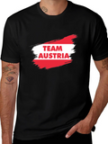 Team Austria T-Shirt - Black Cotton Tee product image 1