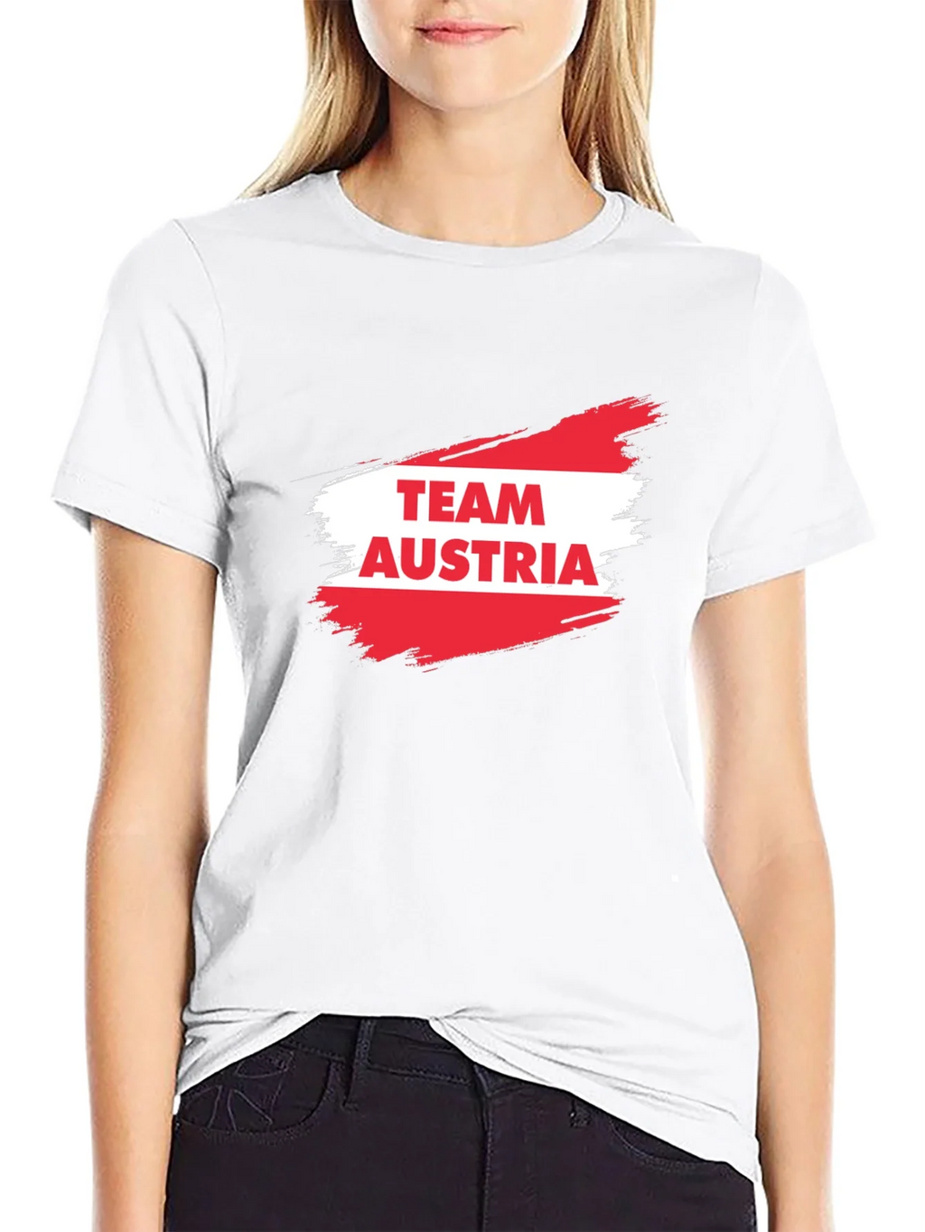 Team Austria T-Shirt - Black Cotton Tee product image 6